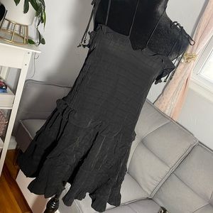 Strappy Mini dress with ruffles.